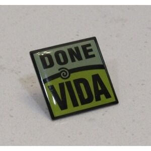 Vintage Donate Life Done Vida Silver Tone Enamel Lapel Pin Collector Medical